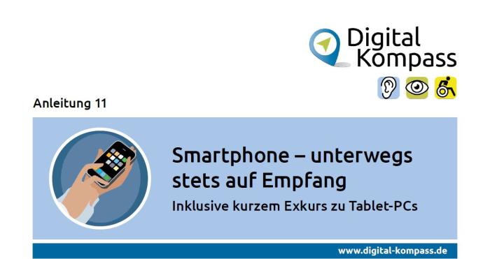 Titelbild der Anleitung 11: Smartphone – unterwegs stets auf Empfang