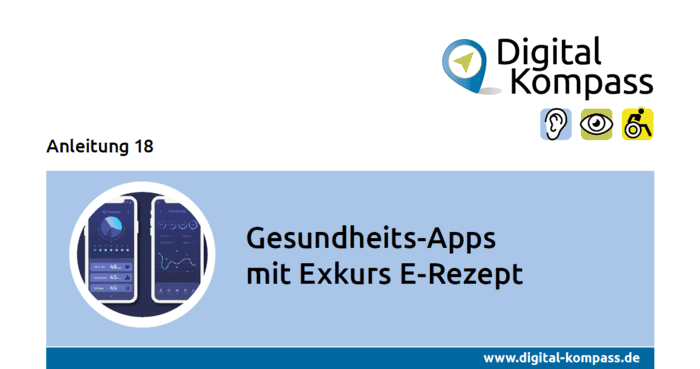 Titelbild: Anleitung 18: Gesundheits-Apps mit Exkurs E-Rezept