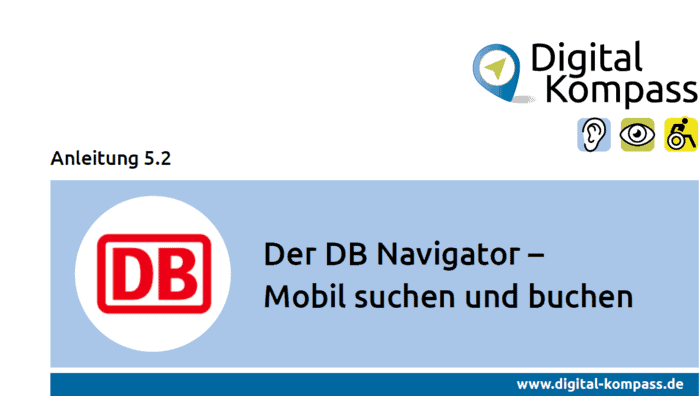 Titelbild Anleitung 5.2: Der DB-Navigator
