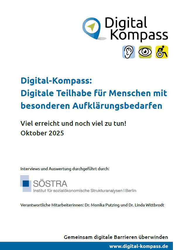 Cover Evaluation Digital-Kompass: Kurzbericht