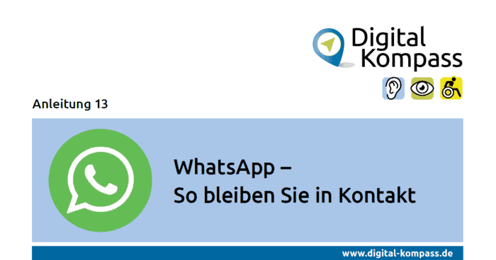 Titelbild Anleitung 13: WhatsApp – So bleiben Sie in Kontakt